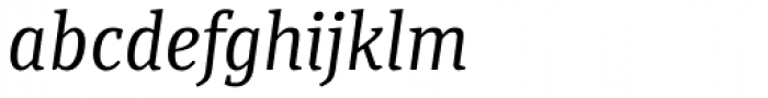 Calicanto Regular Italic Font LOWERCASE