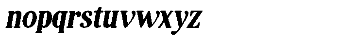 Calico Countess Italic Font LOWERCASE