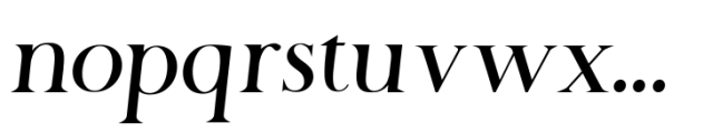 California Signature Serif Italic Font LOWERCASE