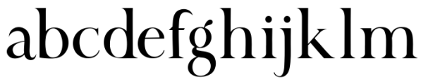 California Signature Serif Regular Font LOWERCASE