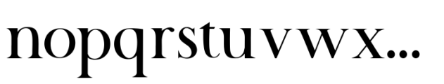 California Signature Serif Regular Font LOWERCASE