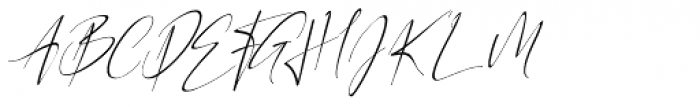 California Street Thin Italic Font UPPERCASE