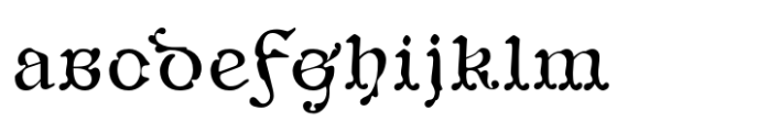 Caligrafía de Bula Regio (Ornate) Font LOWERCASE