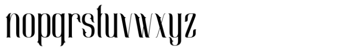 Calingthon Font LOWERCASE