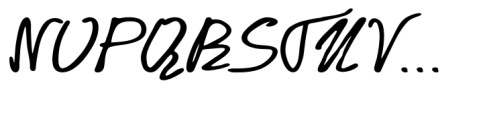 Calisco Script Bold Font UPPERCASE