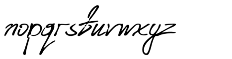 Calisco Script Semibold Font LOWERCASE