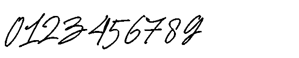 Calish Script Font OTHER CHARS