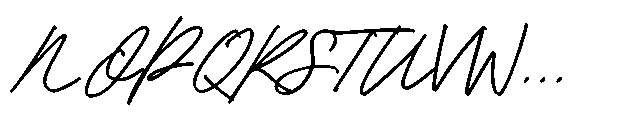 Calish Script Font UPPERCASE