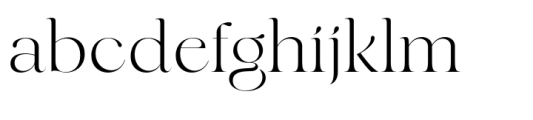 Calisia Light Font LOWERCASE