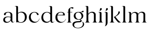 Calisia Regular Font LOWERCASE