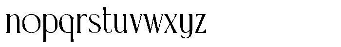 Calissea Font LOWERCASE