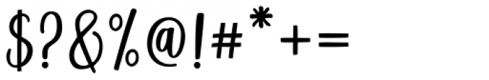 Calissha Script Capitals Font OTHER CHARS