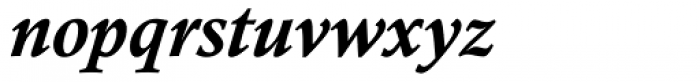 Calisto MT Bold Italic Font LOWERCASE