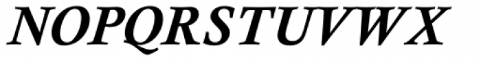 Calisto Std Bold Italic Font UPPERCASE