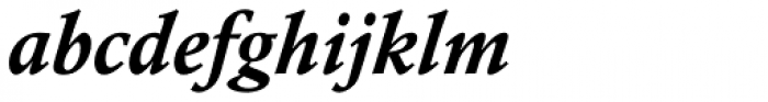 Calisto Std Bold Italic Font LOWERCASE