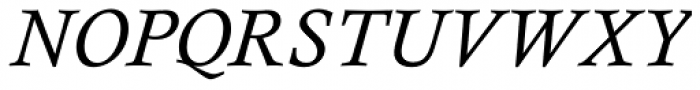 Calisto Std Italic Font UPPERCASE