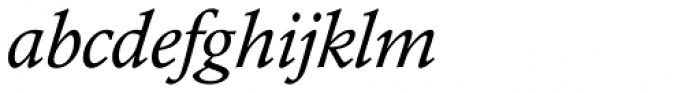 Calisto Std Italic Font LOWERCASE