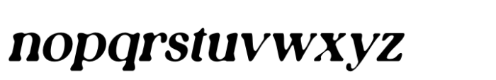 Calive Blur Italic Font LOWERCASE