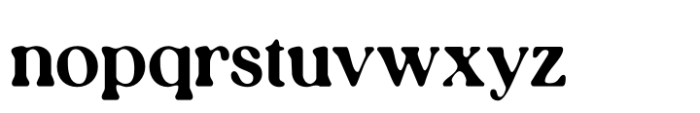 Calive Blur Regular Font LOWERCASE