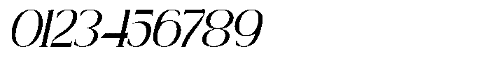 Calivorne Italic Font OTHER CHARS