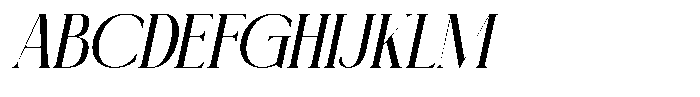 Calivorne Italic Font UPPERCASE