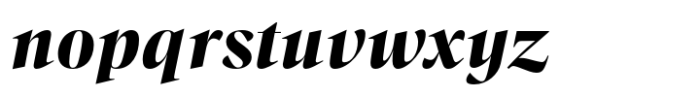 Callas Extrabold Italic Font LOWERCASE