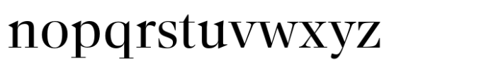 Callas Regular Font LOWERCASE