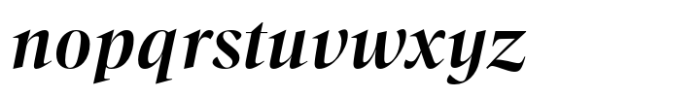 Callas Semibold Italic Font LOWERCASE