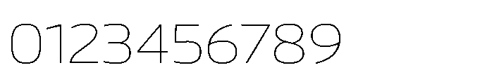 Calleo Thin Font OTHER CHARS