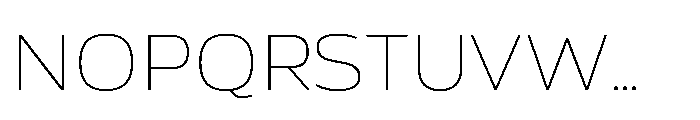 Calleo Thin Font UPPERCASE