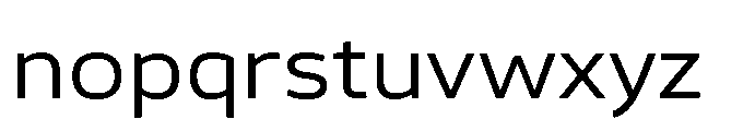 Calleo Variable Hairline Font LOWERCASE