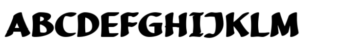 CalliSans Black Font UPPERCASE