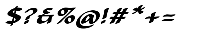 CalliSans Bold Italic Font OTHER CHARS