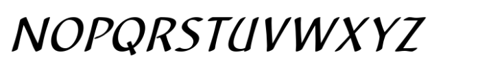 CalliSans Italic Font UPPERCASE