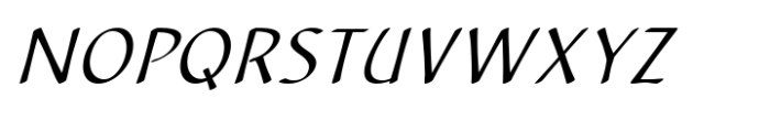 CalliSans Light Italic Font UPPERCASE