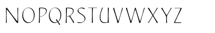 CalliSans Thin Font UPPERCASE
