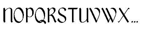 Calligrafia artistic Font UPPERCASE