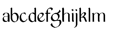 Calligrafia artistic FONT