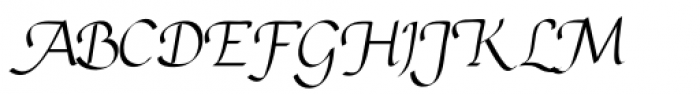Calligramy Regular Font UPPERCASE