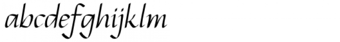 Calligramy Regular Font LOWERCASE