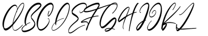 Calligrapher Regular Font UPPERCASE