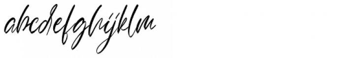 Calligrapher Regular Font LOWERCASE