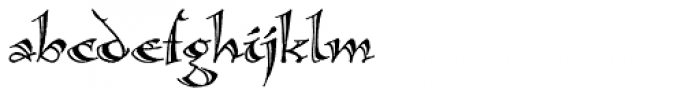 Calligraphica Font LOWERCASE