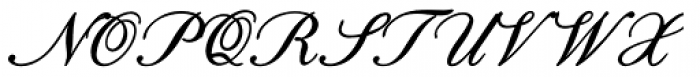 Calligri Bold Italic Font UPPERCASE