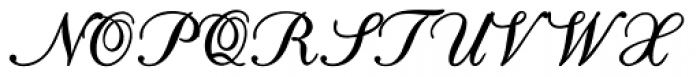 Calligri Bold Font UPPERCASE