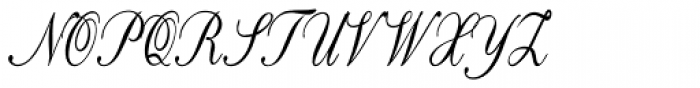 Calligri Condensed Italic Font UPPERCASE
