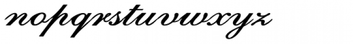 Calligri Expanded Bold Italic Font LOWERCASE