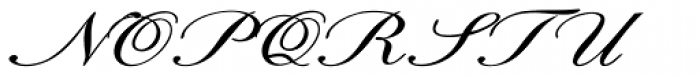 Calligri Expanded Italic Font UPPERCASE