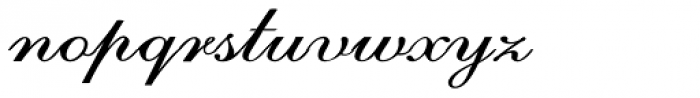 Calligri Expanded Regular Font LOWERCASE