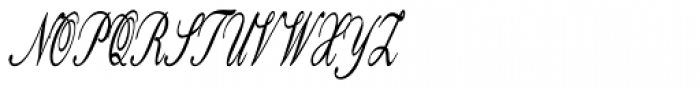 Calligri Extracondensed Bold Italic Font UPPERCASE